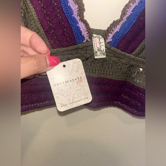 NWT Free People Another Weekend Longline Bralette / Army Combo - Picture 4 of 6